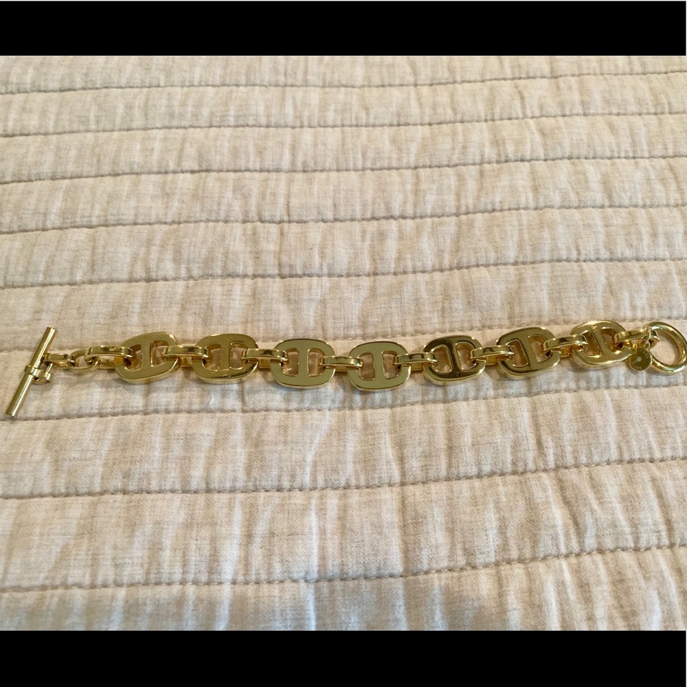 Michael Kors Gold Tone Chain Link Bracelet